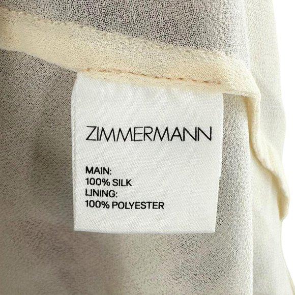 Zimmermann Floral Mini Dress - Pink and Cream - Picture 9 of 12